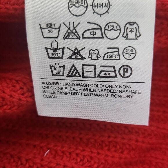 Gap Red Sweater NWT Size Small Red Roll Neck Sweater - Picture 10 of 11